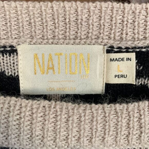 Nation leopard print alpaca pullover sweater - Picture 2 of 7